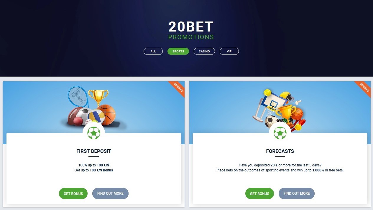 20bet bonus