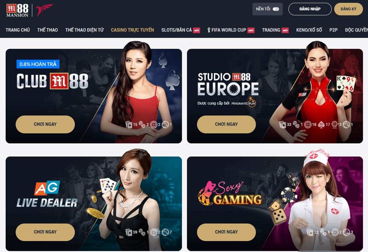 casino truc tuyen M88