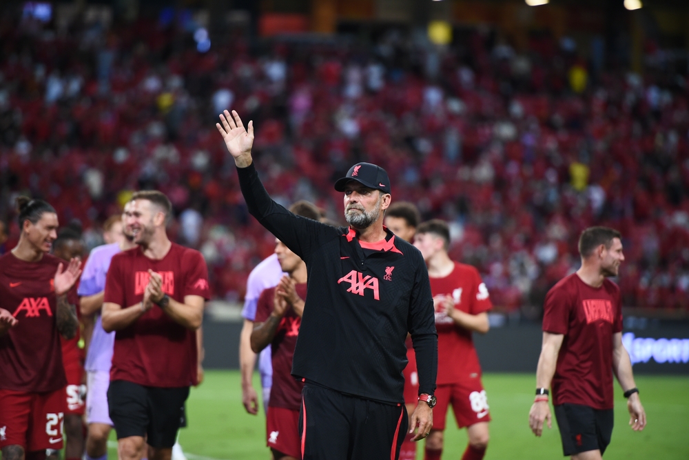 Kallang singapore 15jul2022 jurgen,Klopp,Manager,Of,Liverpool,In,Action,During,Pre season,Against