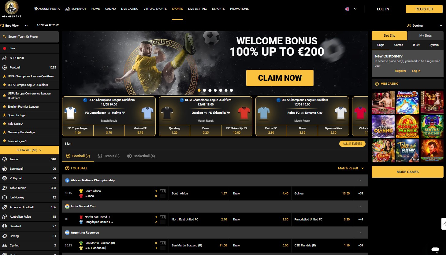 Olympusbet Sports Betting vnm