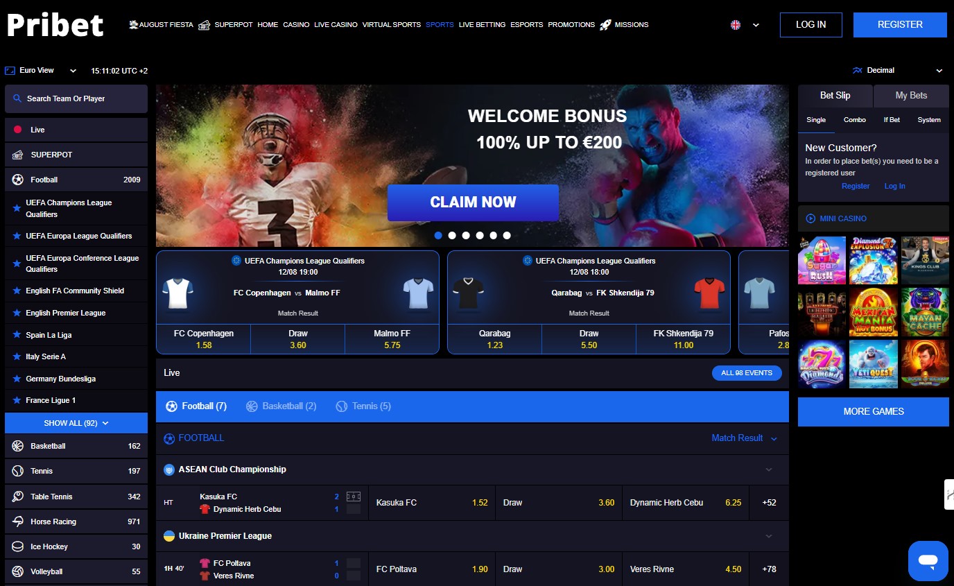 Pribet Sports Betting VNM