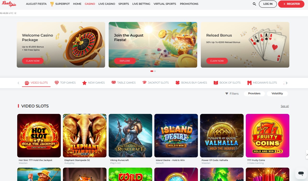 RealSpin Online Casino VNM